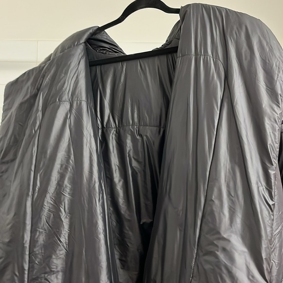 Norma Kamali sleeping bag coat with hood in black size XS/S - Picture 4 of 7